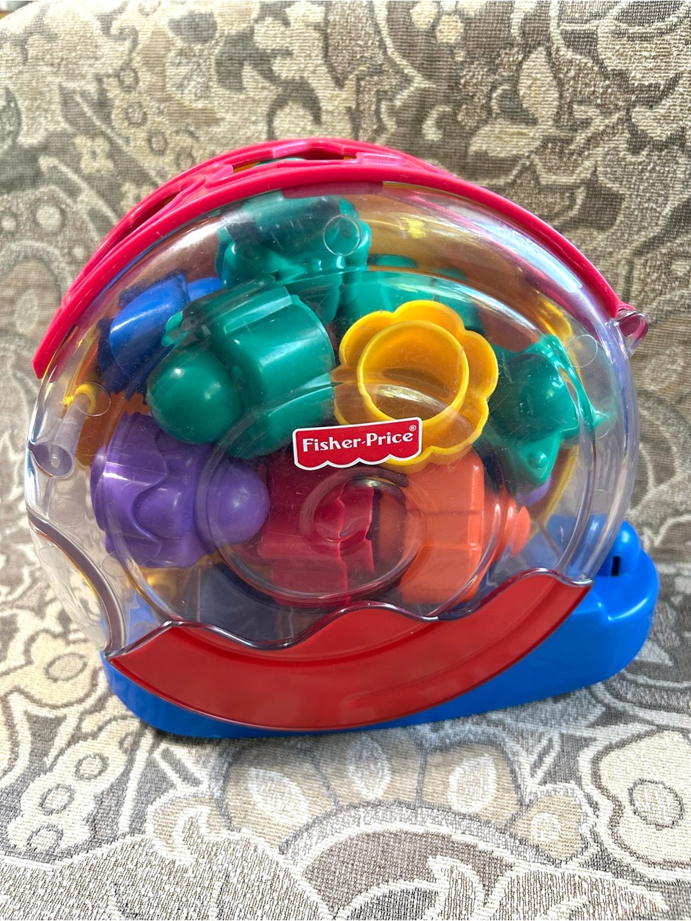 Fisher-Price Vintage Singing Snail Pail Shape Sorter NO SOUND OR SNAIL HEAD 1999